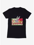 Looney Tunes Holiday Bugs Bunny Very Merry Christmas Womens T-Shirt, BLACK, hi-res