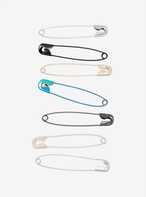 Multicolor Safety Pin Set | Hot Topic