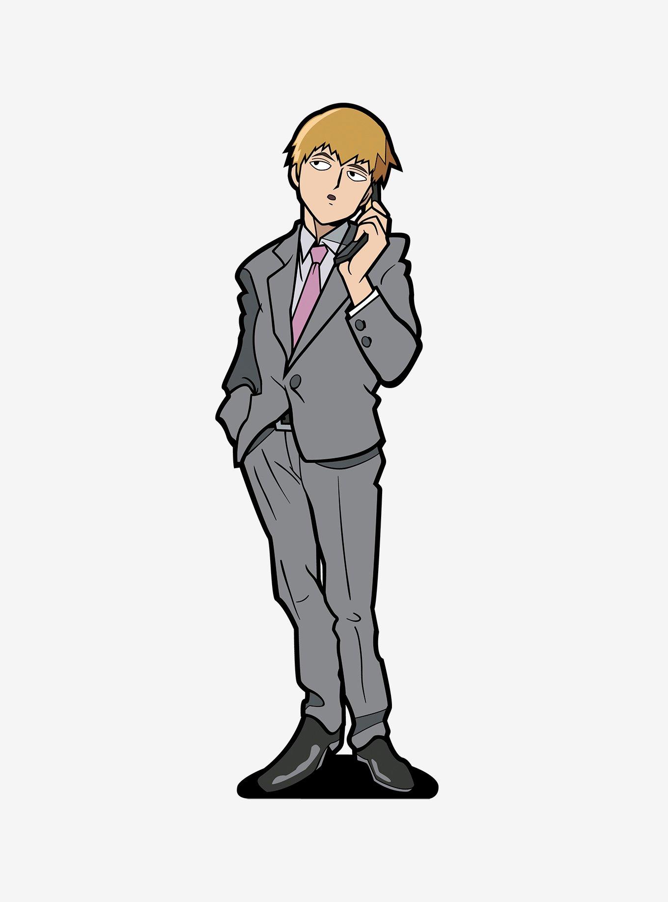 FiGPiN Mob Psycho 100 Reigen Arataka Collectible Enamel Pin, , hi-res