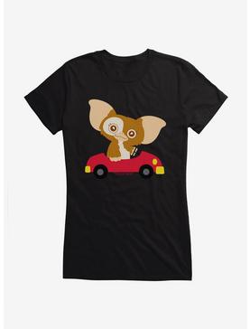 Gremlins Adorable Gizmo Driving Girls T-Shirt, BLACK, hi-res