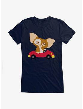 Gremlins Adorable Gizmo Driving Girls T-Shirt, NAVY, hi-res