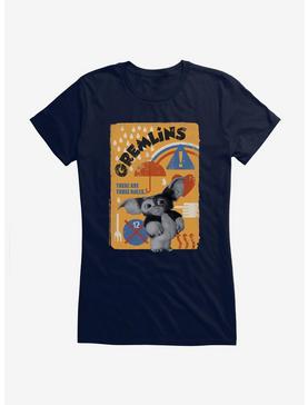Gremlins Collage The Three Rules Girls T-Shirt, NAVY, hi-res