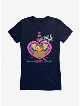 Gremlins Handle With Care Do Not Wet Girls T-Shirt, NAVY, hi-res