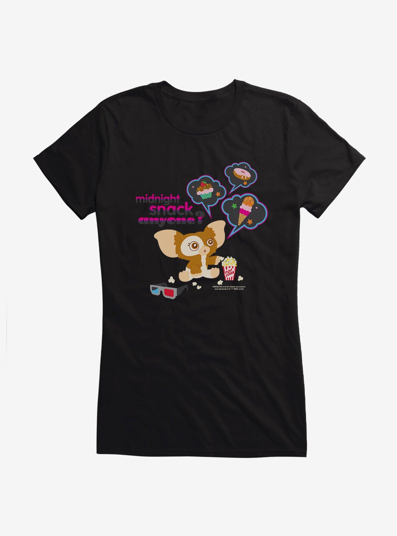 Gremlins Midnight Snack Anyone? Girls T-Shirt, BLACK, hi-res