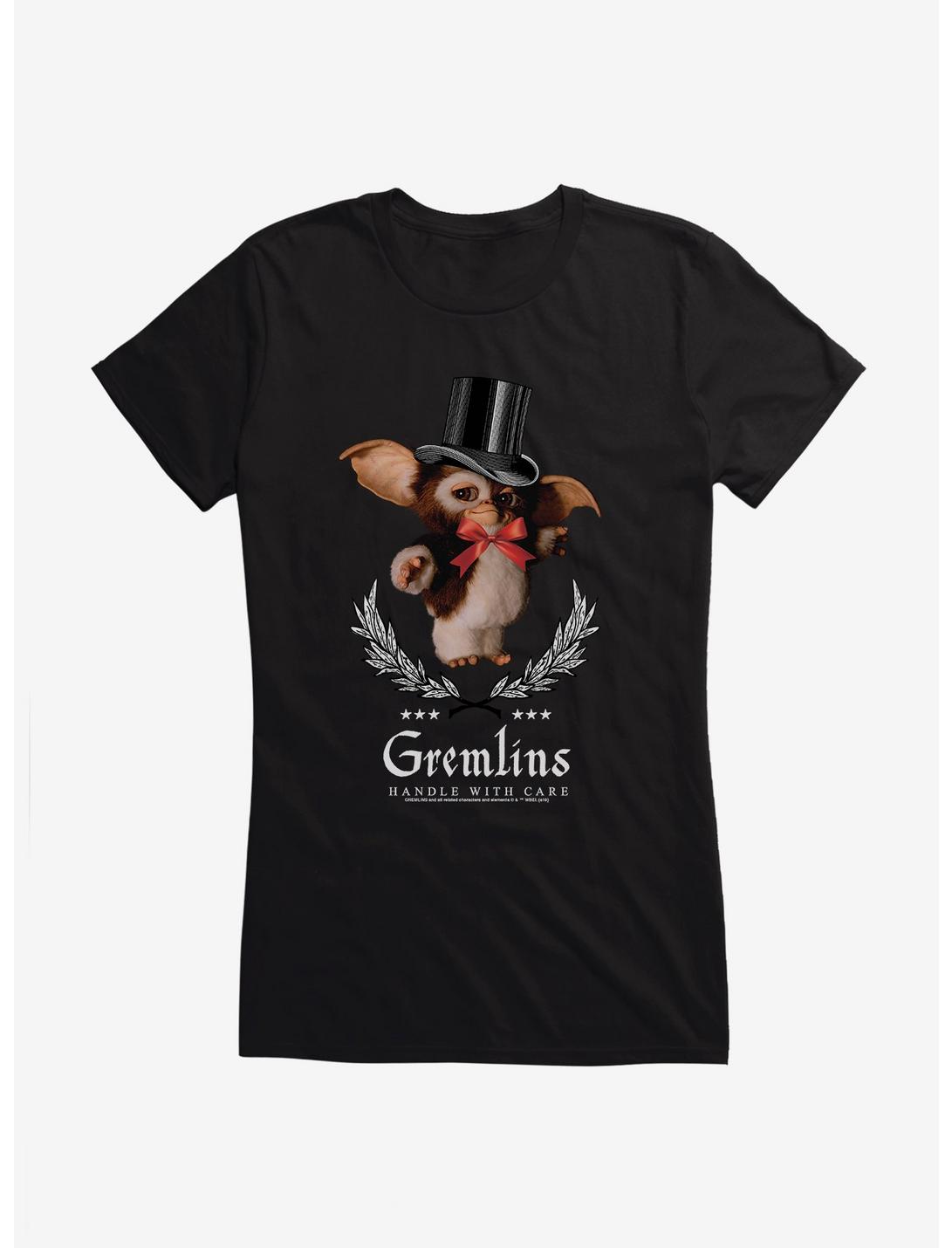 Gremlins Gizmo Handle With Care Girls T-Shirt, BLACK, hi-res