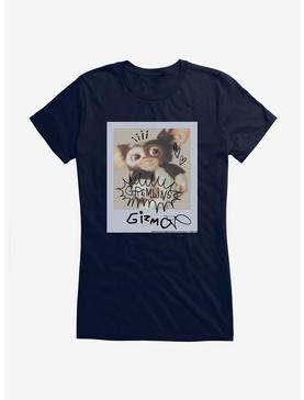 Gremlins Gizmo Polaroid Girls T-Shirt, NAVY, hi-res