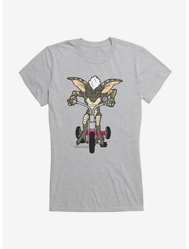 Gremlins Stripe On Bicycle Girls T-Shirt, HEATHER, hi-res