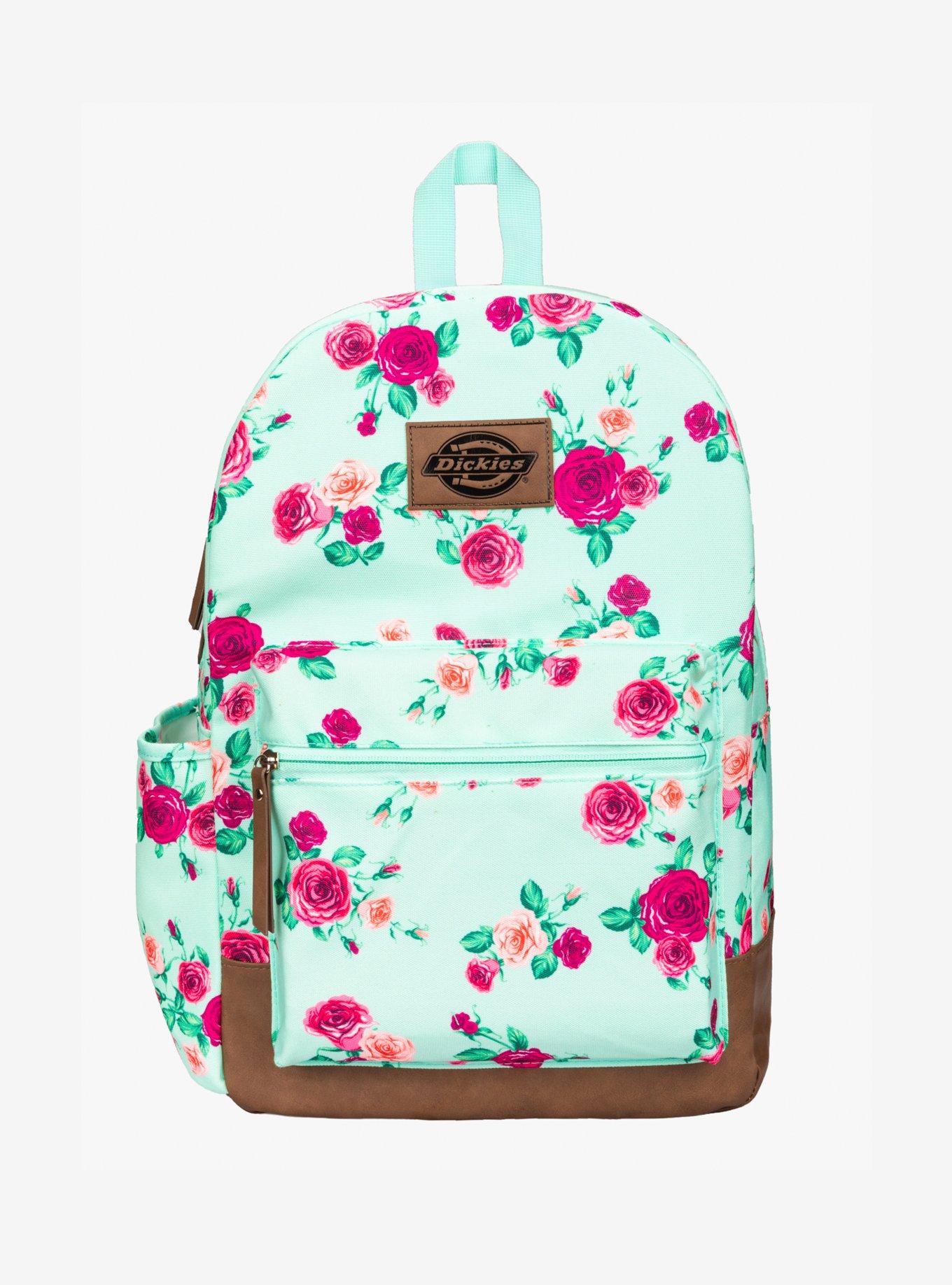 Floral canvas backpack hot sale