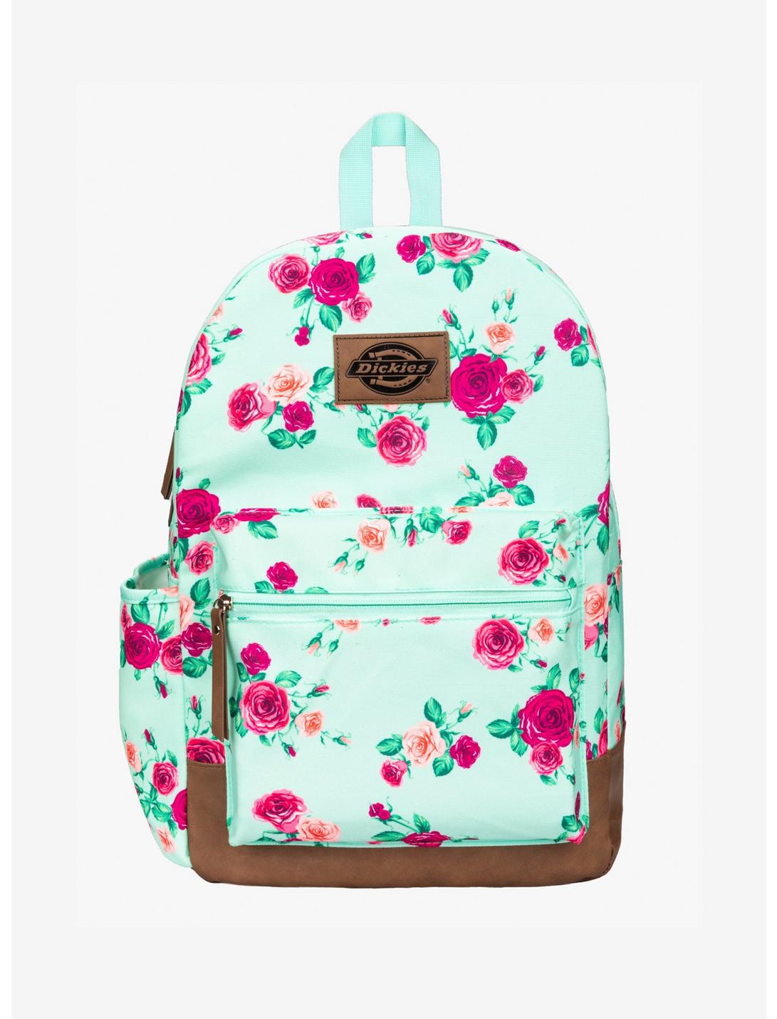Dickies Mint Floral Canvas Backpack, , hi-res