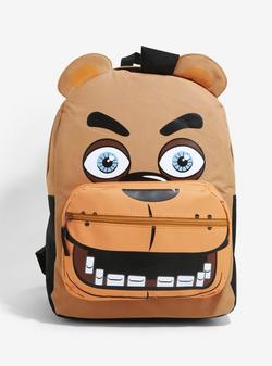 FIVE NIGHTS AT FREDDY'S BACK PACK FREDDY FACE PERFECT FOR SCHOOL BAGBASE 