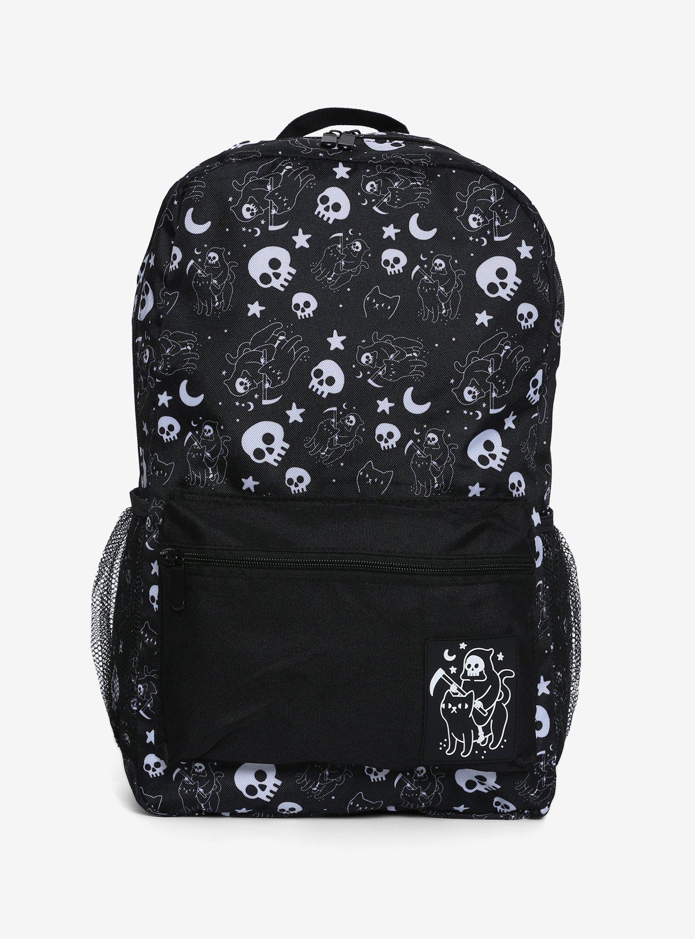 Grim Reaper On Cat Backpack, , hi-res