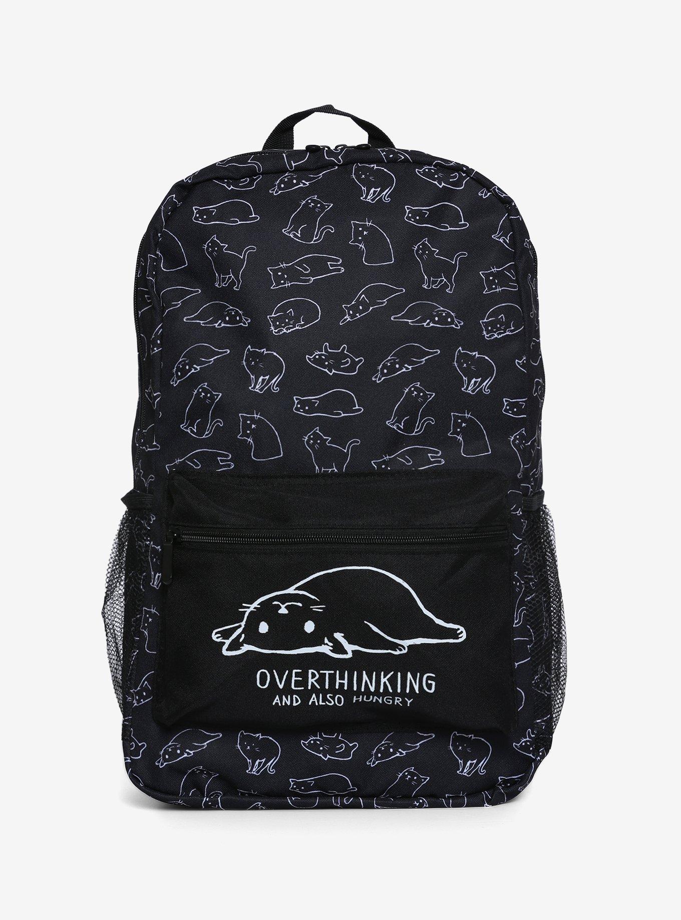 Overthinking Cat Backpack, , hi-res