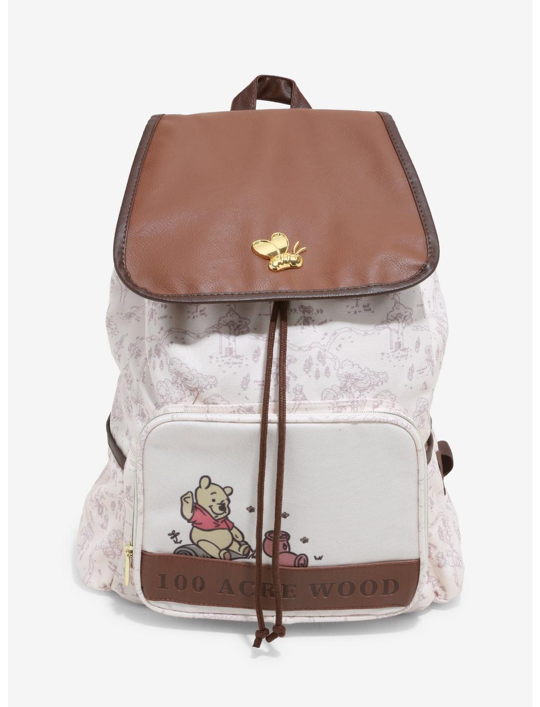 Loungefly Disney Winnie The Pooh Hundred Acre Wood Slouch Backpack, , hi-res