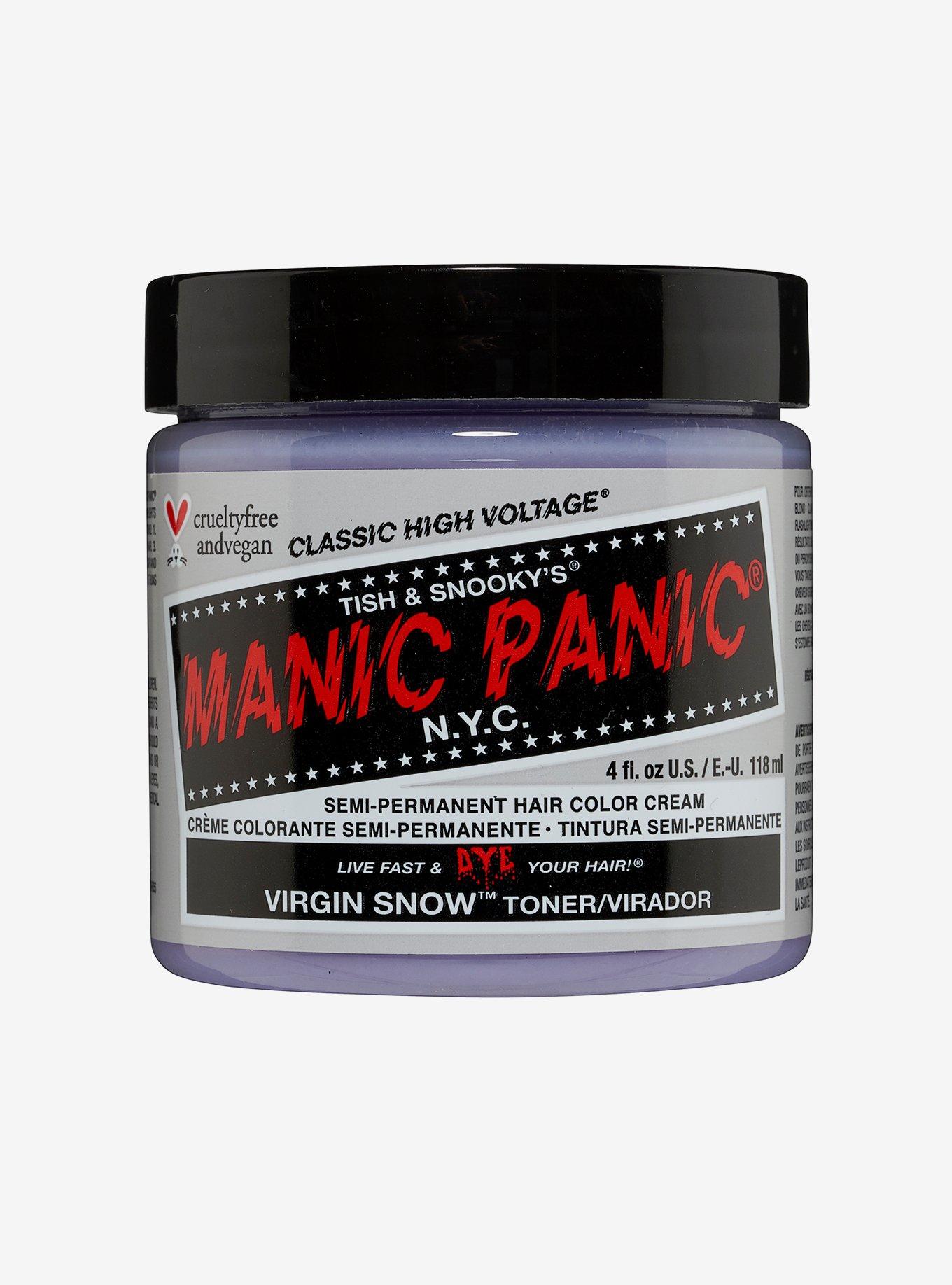 Manic Panic Virgin Snow Toner Classic High Voltage Semi-Permanent Hair Dye, , hi-res