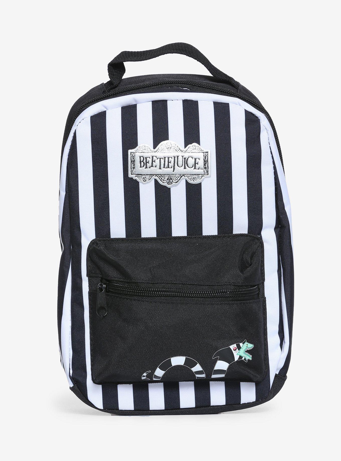 Beetlejuice Stripes Lunch Bag, , hi-res