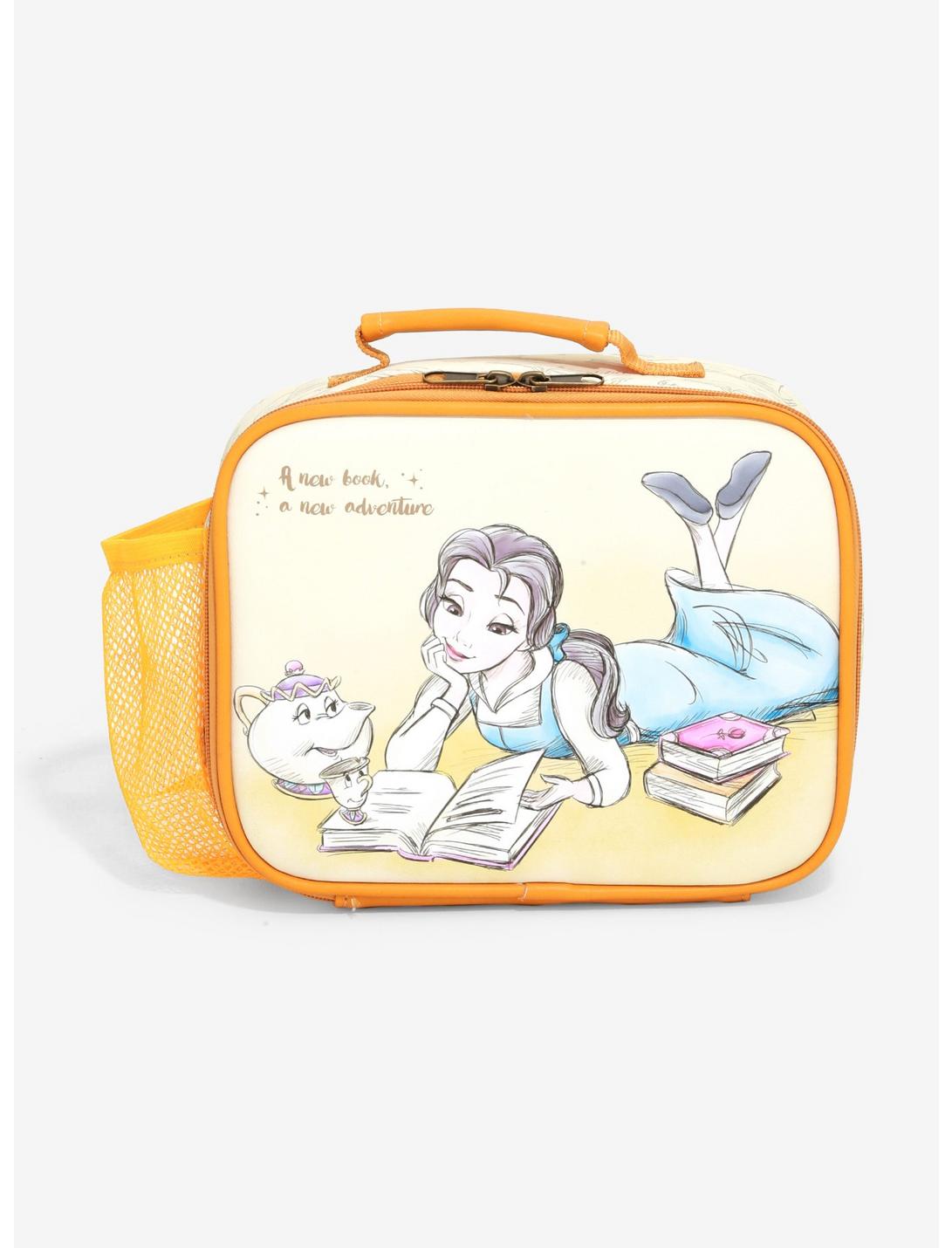 Loungefly Beauty And The Beast Belle Reading Lunch Bag, , hi-res