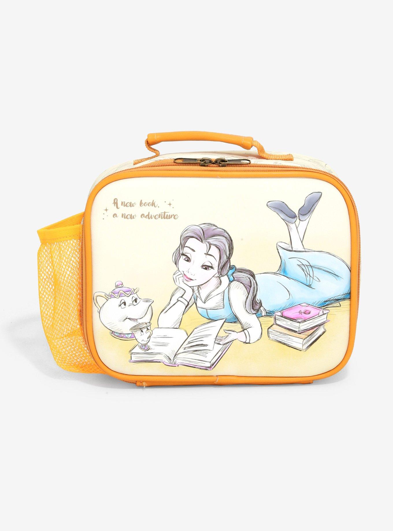 Loungefly Beauty And The Beast Belle Reading Lunch Bag, , hi-res