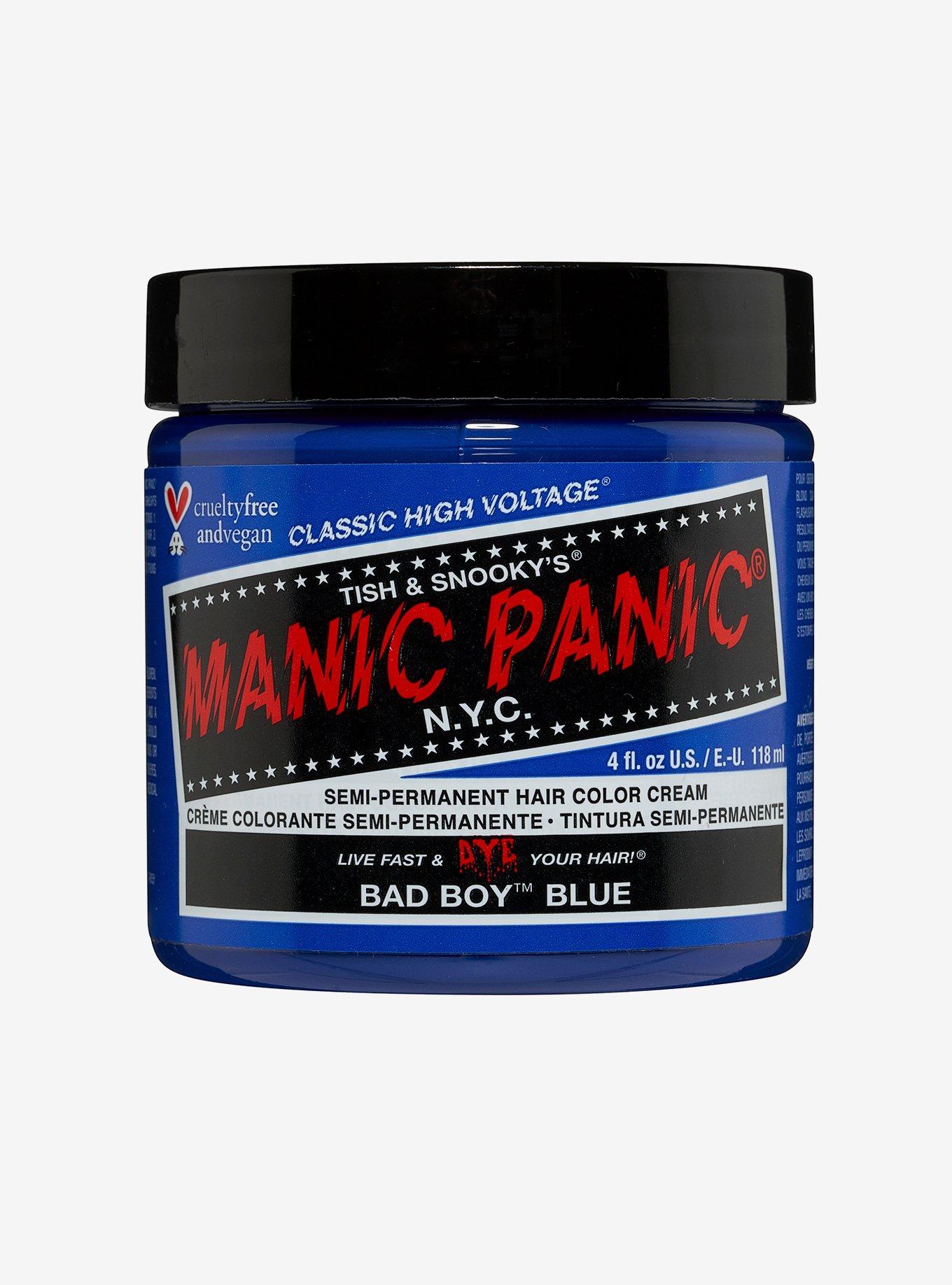 Manic Panic Bad Boy Blue Classic High Voltage Semi-Permanent Hair Dye, , hi-res