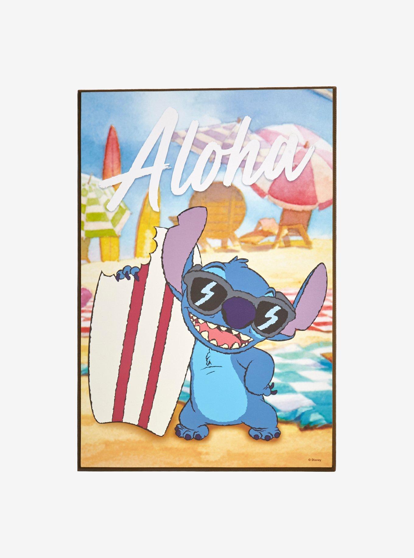 Disney Lilo & Stitch Aloha Wood Wall Art, , hi-res