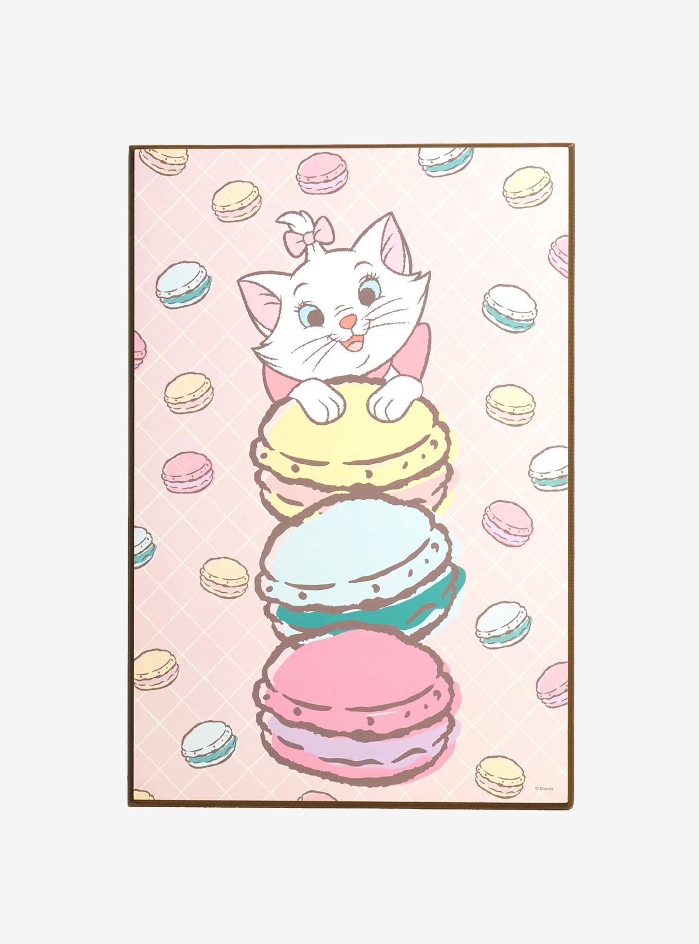 Disney The Aristocats Marie & Macarons Wood Wall Art, , hi-res