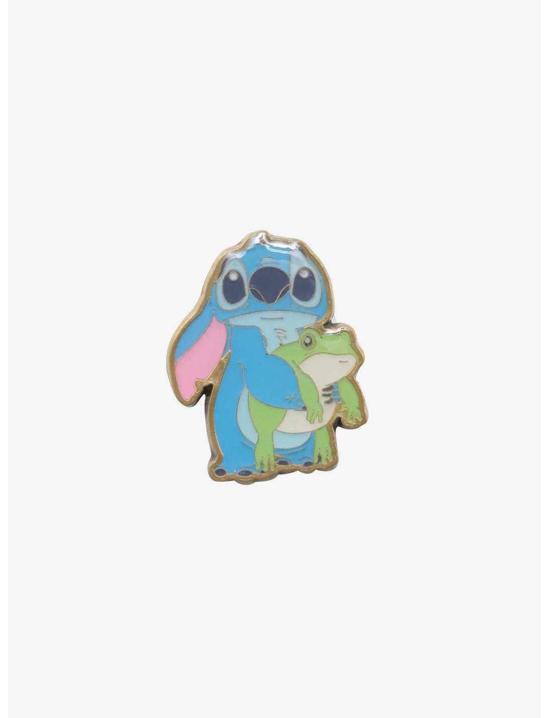 Loungefly Disney Lilo & Stitch Frog Enamel Pin, , hi-res