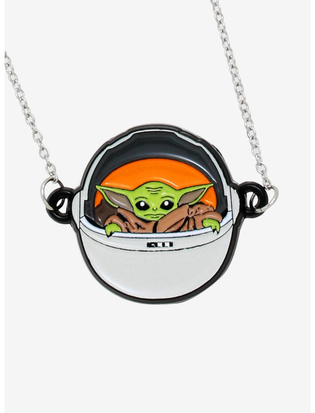 Star Wars The Mandalorian The Child in Pram Pendant Station Necklace, , hi-res