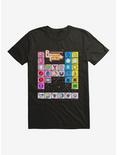 Steven Universe Periodic Gem Table T-Shirt, BLACK, hi-res