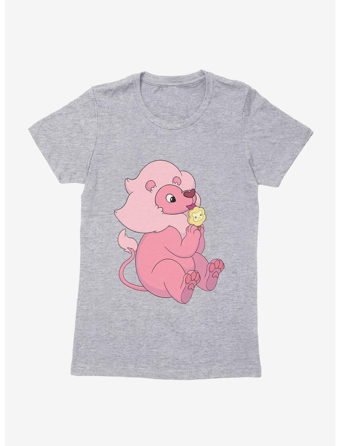 Steven Universe Lion Licker Womens T-Shirt, HEATHER, hi-res