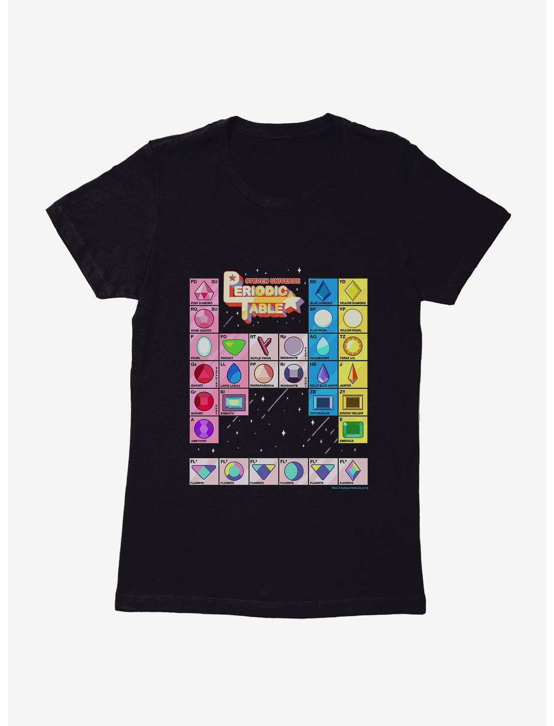 Steven Universe Periodic Gem Table Womens T-Shirt, , hi-res
