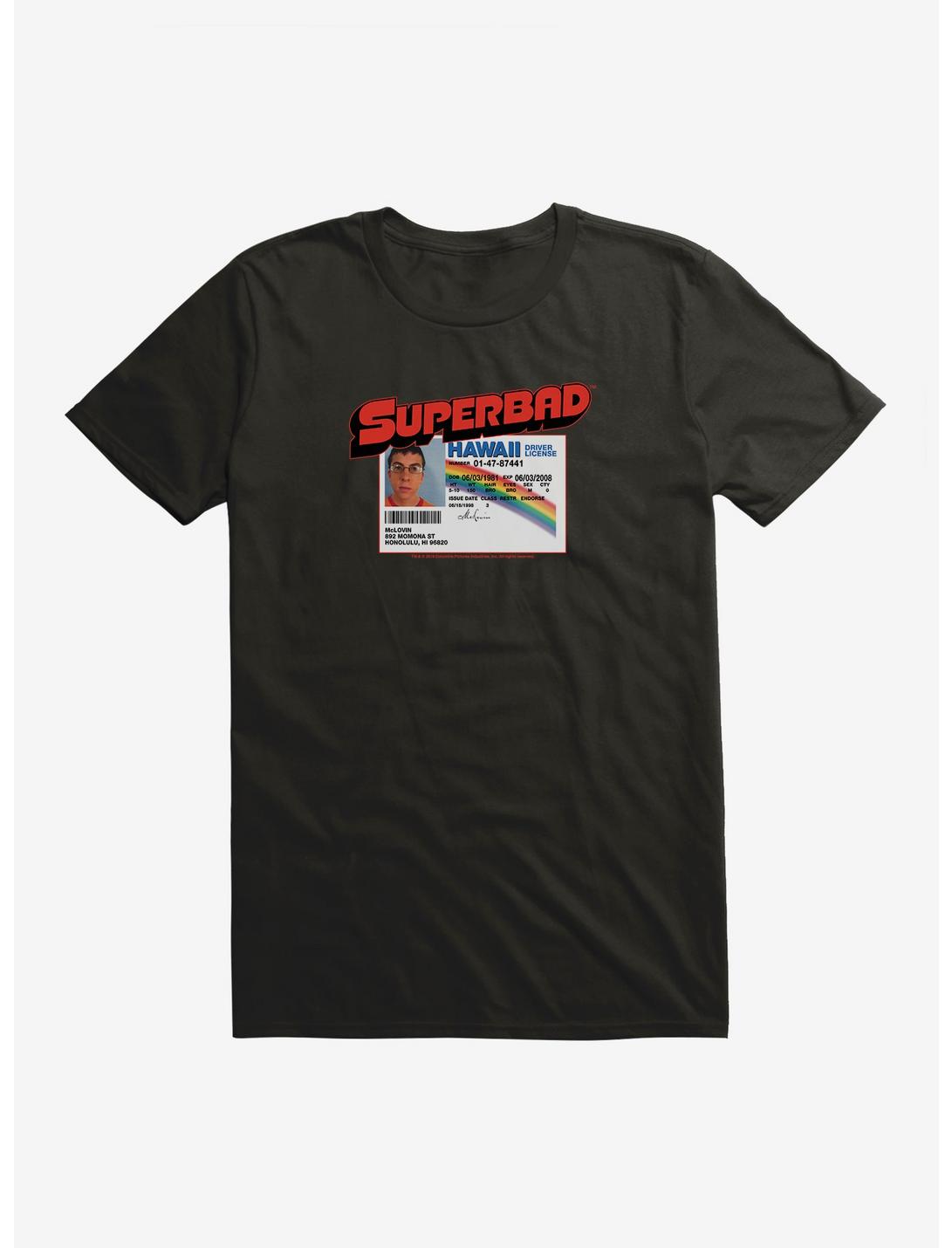Plus Size Superbad McLovin Driver's License T-Shirt, BLACK, hi-res