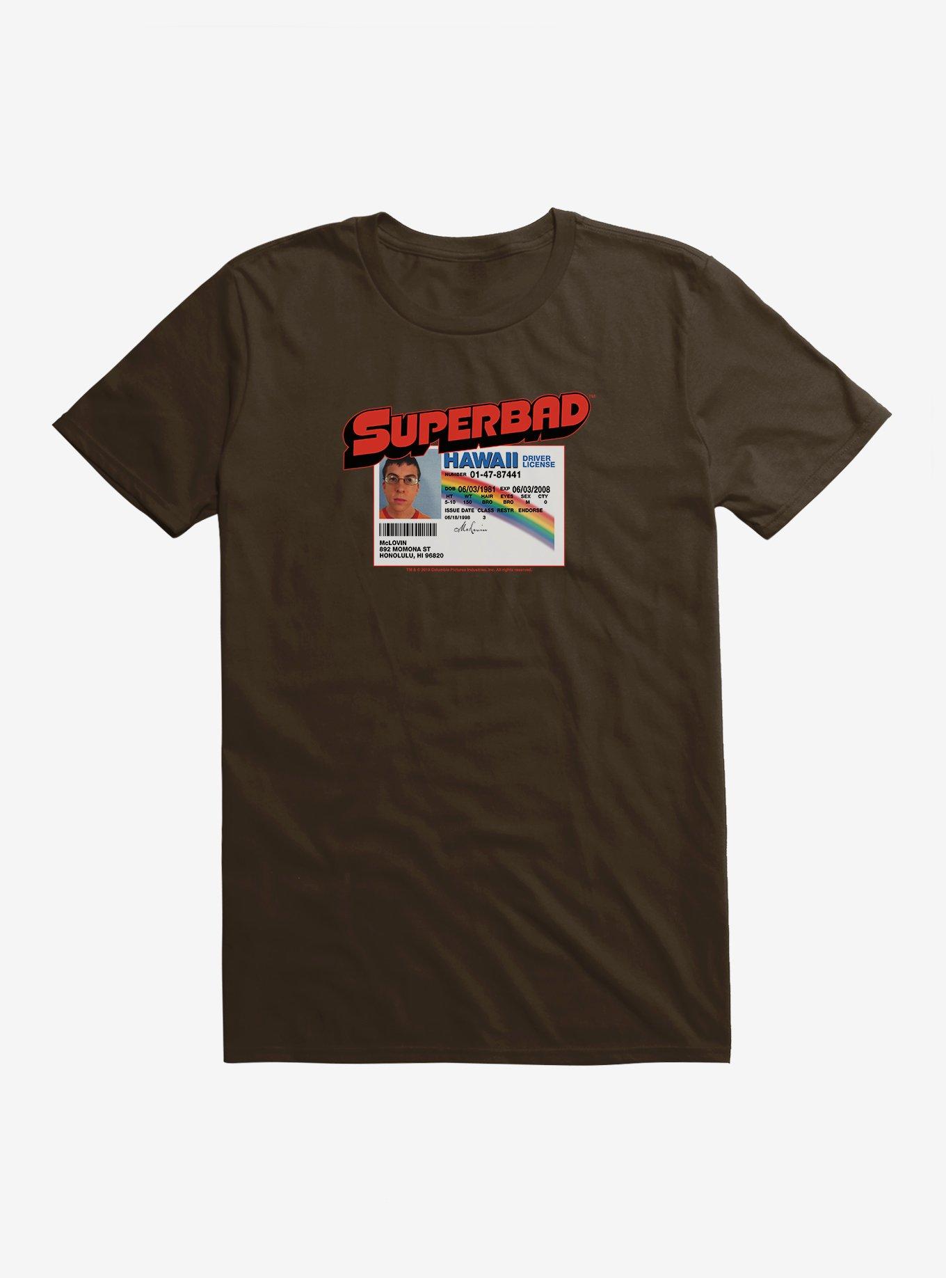 Superbad McLovin Driver's License T-Shirt, , hi-res