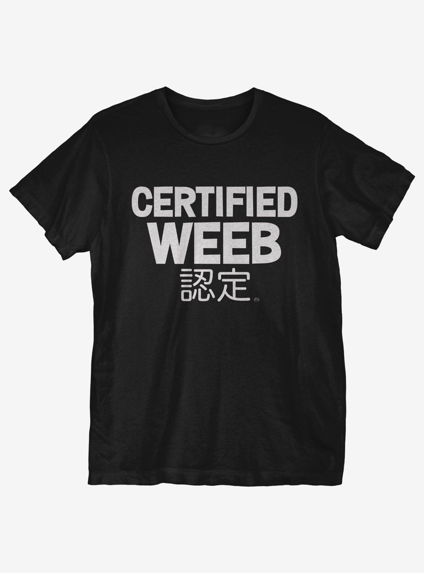 Certified Weeb T-Shirt, BLACK, hi-res