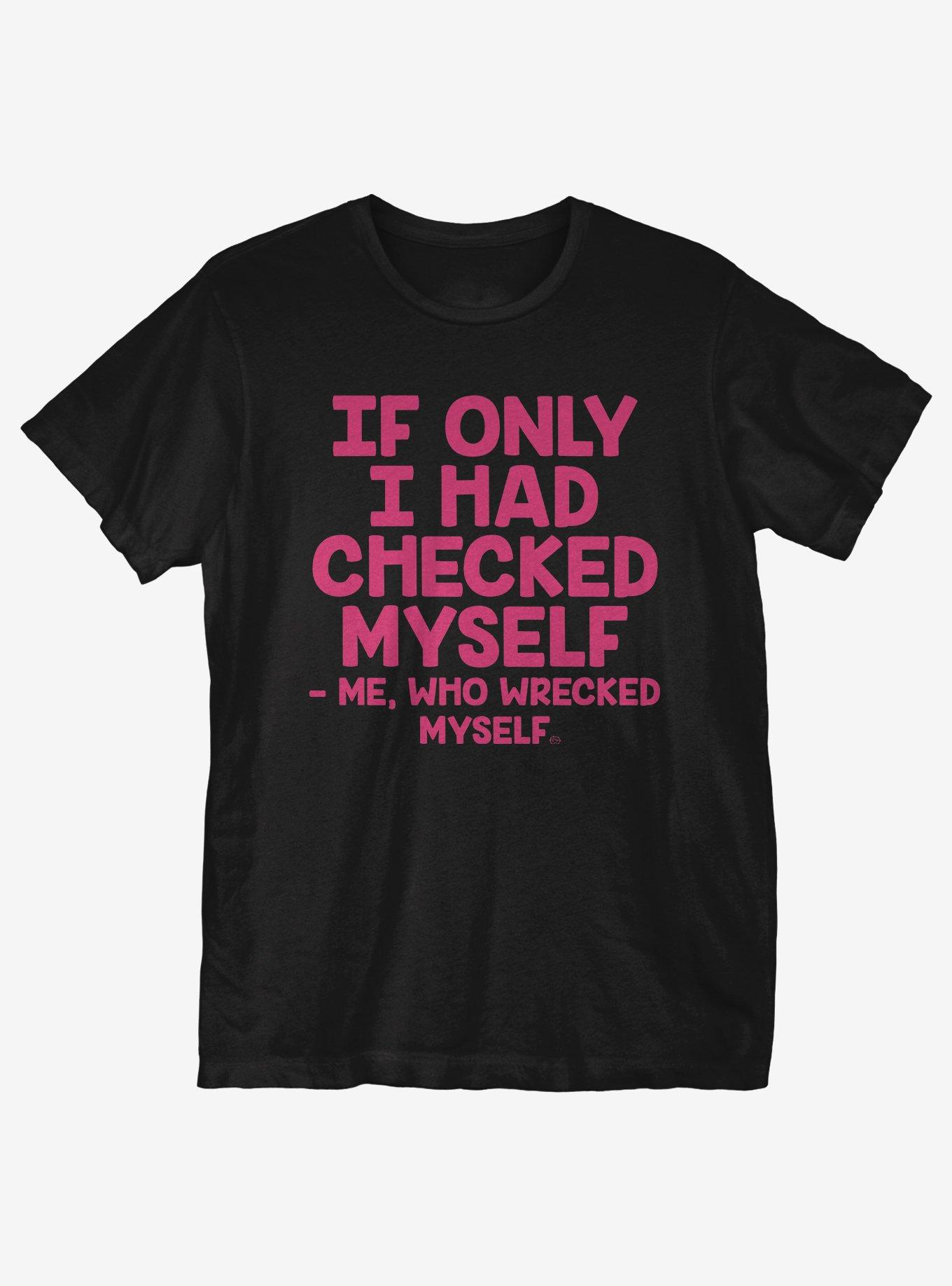 Check My Self T-Shirt, BLACK, hi-res