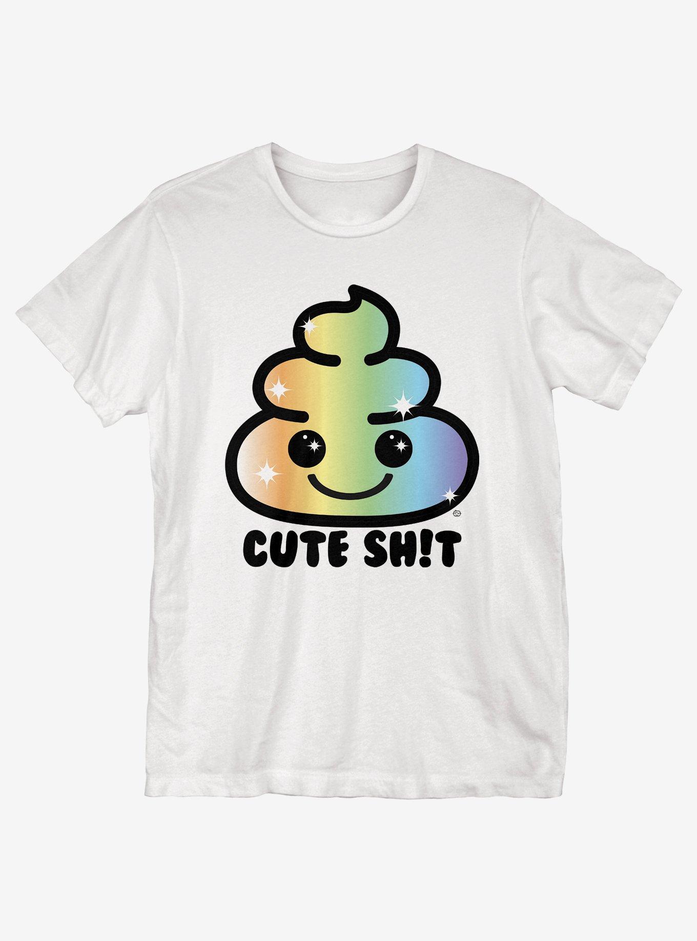 Cute Shit T-Shirt, WHITE, hi-res