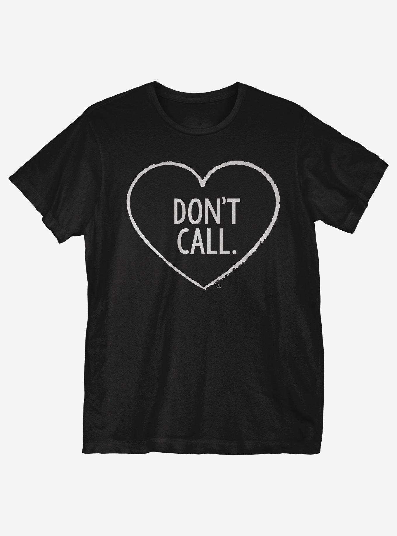 Don't Call T-Shirt, BLACK, hi-res