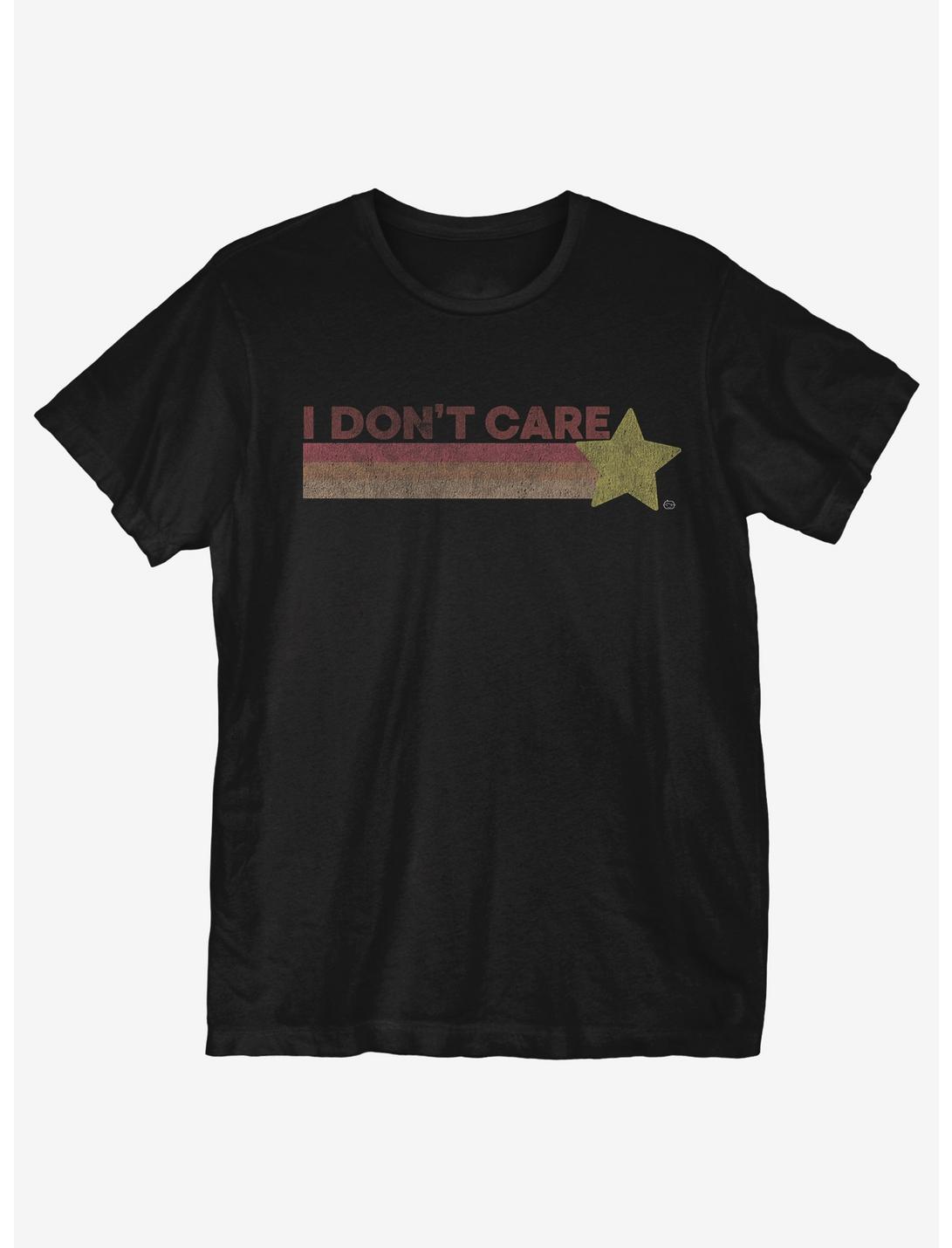 Don't Care T-Shirt, BLACK, hi-res
