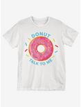 Donut Talk To Me T-Shirt, WHITE, hi-res