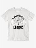 Fantasy Football Legend T-Shirt, WHITE, hi-res