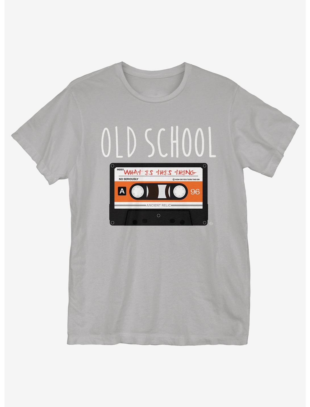 Old School Casette T-Shirt, SILVER, hi-res