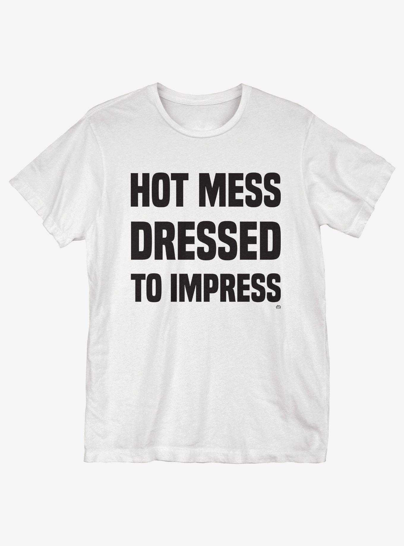 Hot Mess T-Shirt - WHITE | Hot Topic