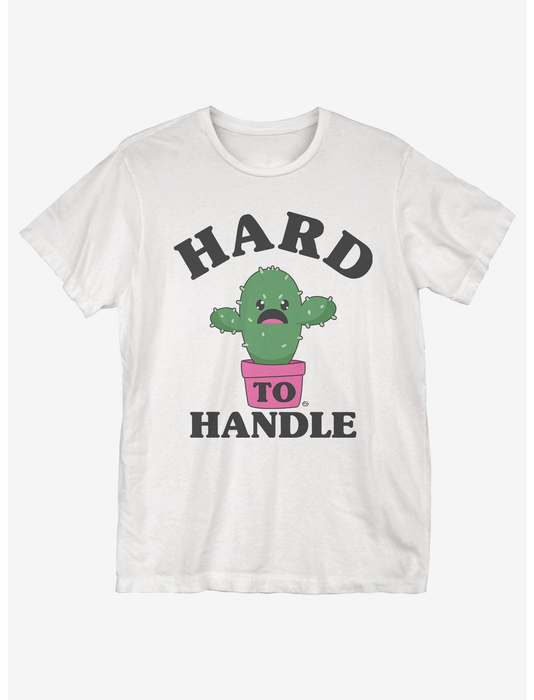 Hard To Handle Cactus T-Shirt, WHITE, hi-res