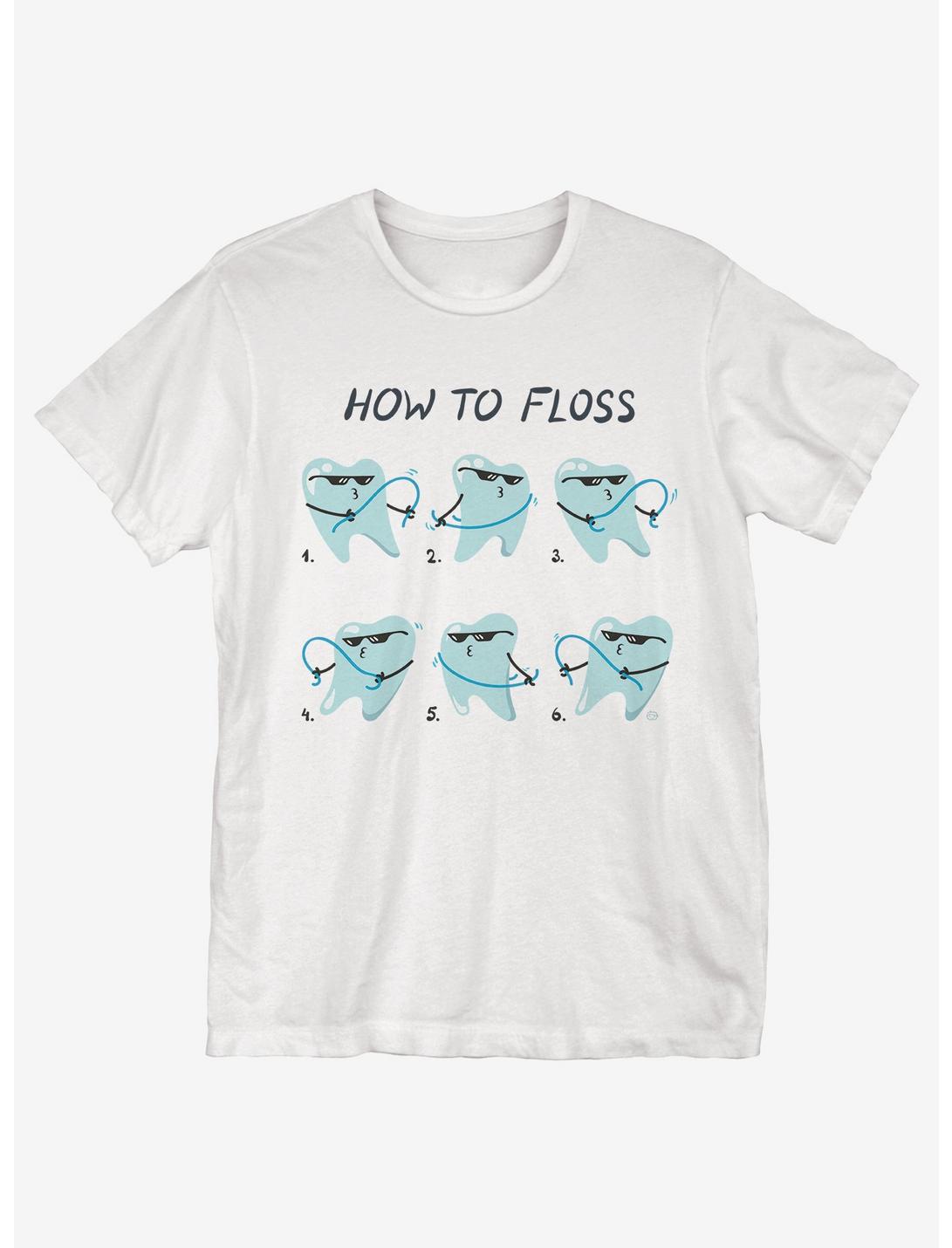 How To Floss T-Shirt, WHITE, hi-res