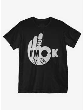 I'm Ok Sad Hand T-Shirt, , hi-res