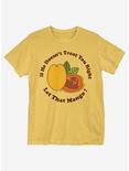 Let That Mango T-Shirt, GOLD, hi-res