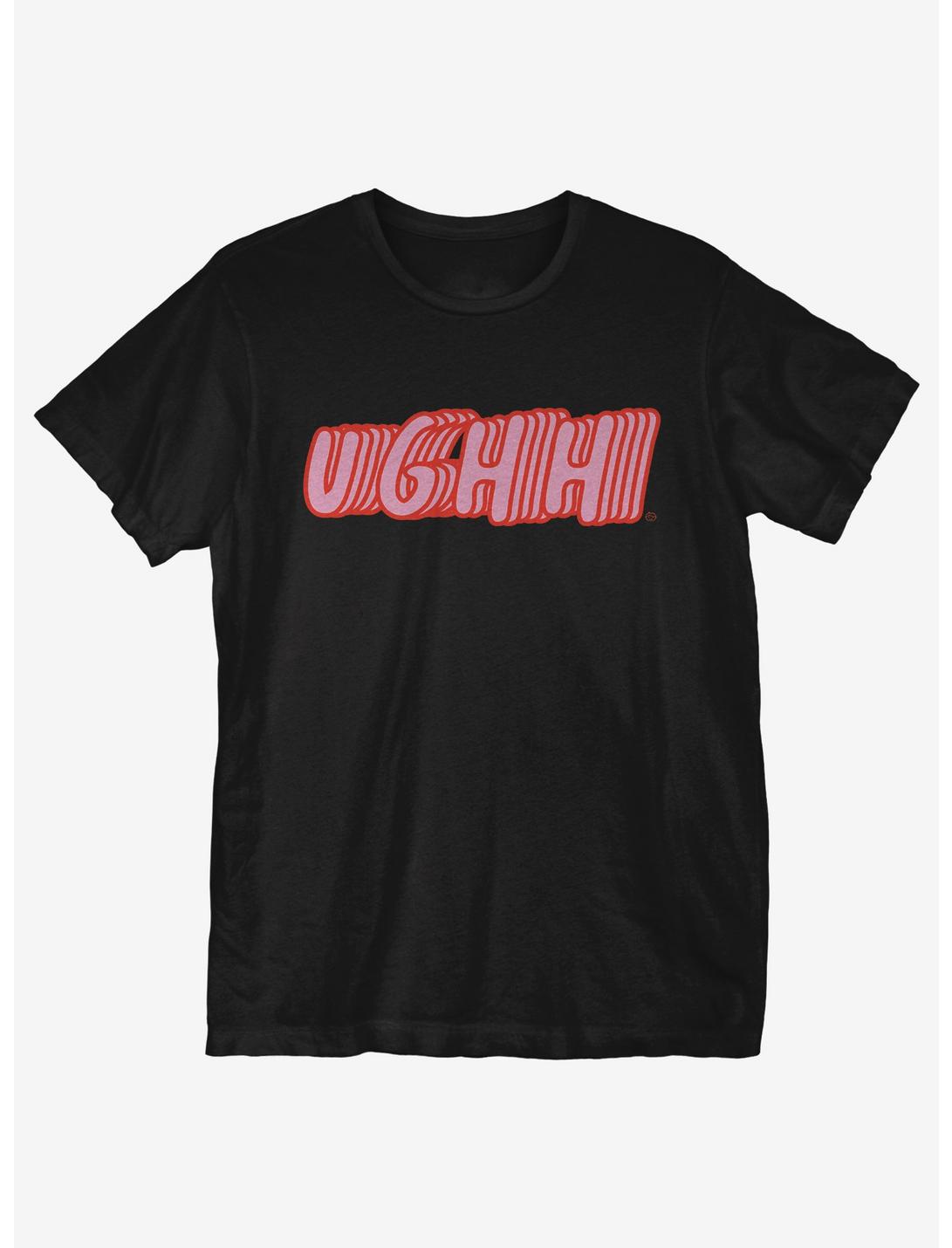Ughh Bubble Letters T-Shirt, BLACK, hi-res