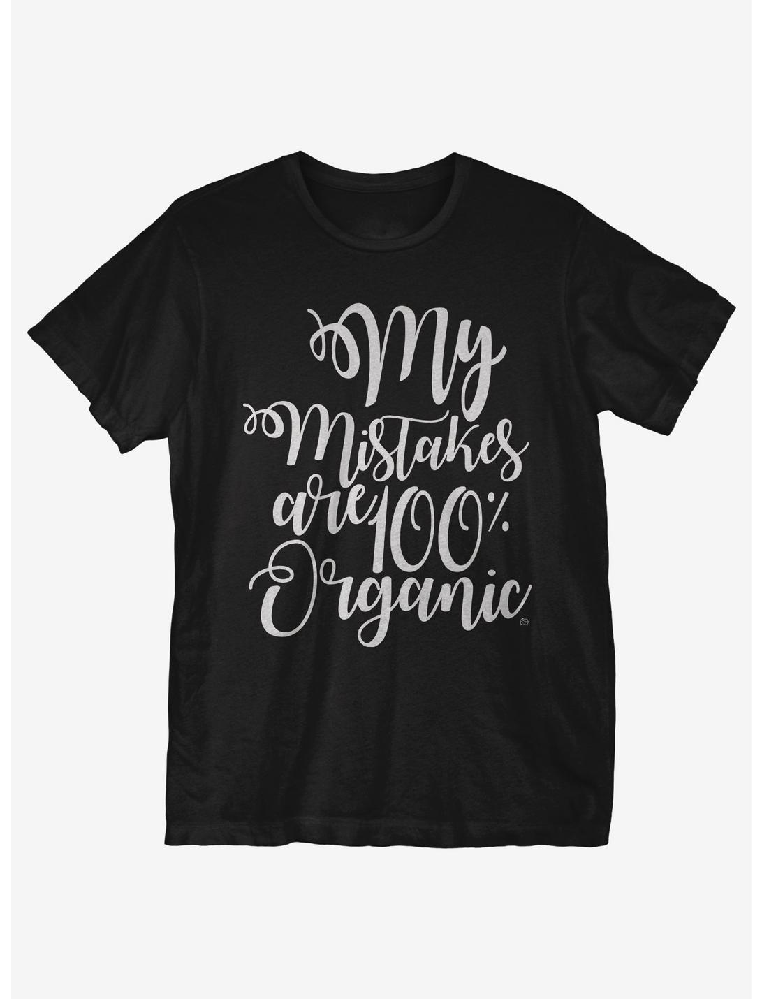 Mistakes Are Organic T-Shirt, BLACK, hi-res