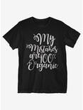 Mistakes Are Organic T-Shirt, BLACK, hi-res