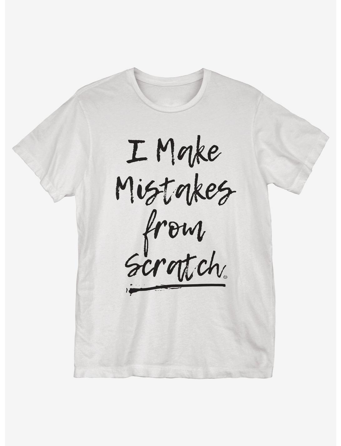 Mistakes From Scratch T-Shirt, WHITE, hi-res