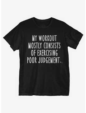 Workout Mostly Consists T-Shirt, , hi-res