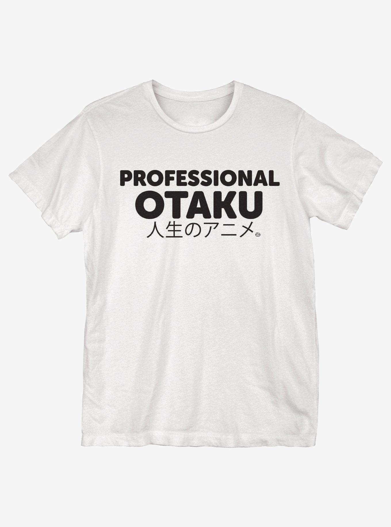 Professional Otaku T-Shirt, WHITE, hi-res